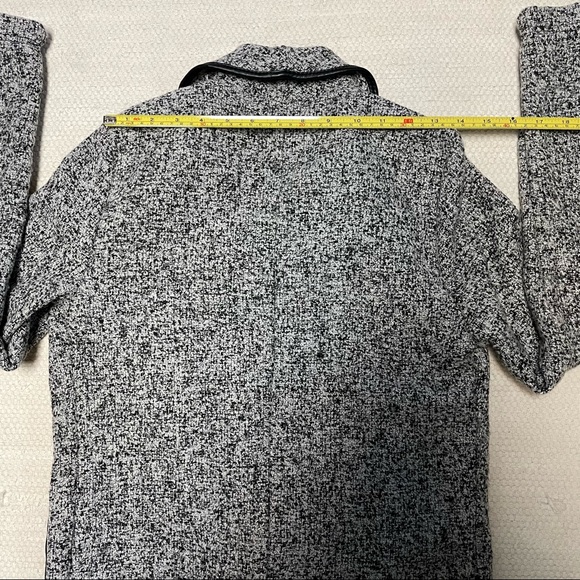 Mercer & Madison Black/White Drape Jacket Coat Cardigan Size S - Picture 5 of 8